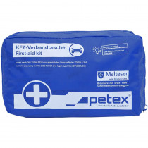 PETEX Verbandtasche Erste Hilfe Kasten Auto KFZ Inhalt nach DIN 13164 - blau