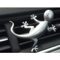 Original Audi Designgecko Gecko in Aluminiumoptik 