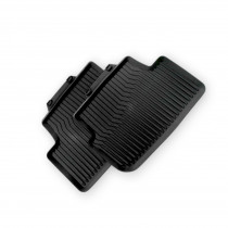 Original Audi A1 GB Gummifußmatten Gummimatten hinten schwarz 82A061511  041