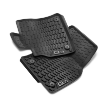 Original Audi Q3 F3 Gummimatten Gummifußmatten vorn schwarz - 83B061501 041