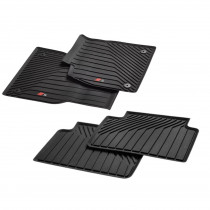 Original Audi A6 e-tron Gummimatten Gummifußmatten S-Logo schwarz vorne + hinten