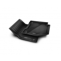 Original Audi Q6 e-tron Gummimatten Gummifußmatten schwarz vorne + hinten 4-tlg.
