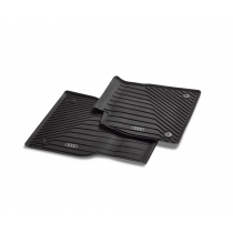 Original Audi A6 e-tron Gummimatten Gummifußmatten schwarz vorne + hinten