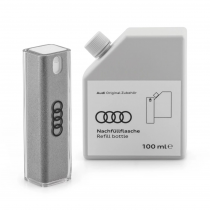 Original Audi Displayreiniger 2-in-1 mit Nachfüllflasche 100 ml 85E096311A