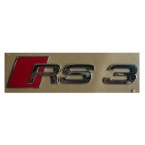 Audi RS3 Schriftzug Emblem Logo selbstklebend 