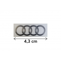  Original Audi Aufkleber Ringe Emblem Logo selbstklebend 8R0060306A