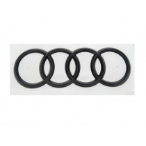 Original Audi A3 8Y Ringe Emblem Schriftzug Logo Heckklappe schwarz glänzend