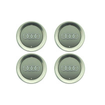 4x Original Audi A2 8Z A3 8L Nabendeckel Felgendeckel avussilber 16 Zoll 8Z0601165F Z17