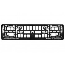 Original Skoda Motorsport Kennzeichenhalter Nummernschildhalter Halterung 000071800N