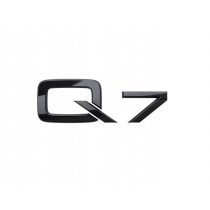 Original Audi Q7 Schriftzug Emblem Logo für Heckklappe schwarz 