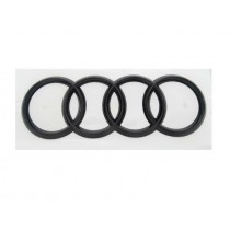 Original Audi Q3 Sportback Ringe Emblem Schriftzug Heckklappe schwarz glänzend