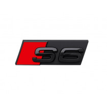 Original Audi S6 Schriftzug Emblem Logo für Kühlergrill schwarz 