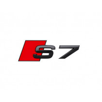 Original Audi S7 Schriftzug Emblem Logo für Heckklappe schwarz 