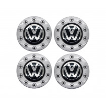 4x Original VW Golf 4 Nabendeckel Nabenkappen Radkappen grau 