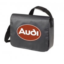Audi Umhängetasche Freizeittasche Schultertasche anthrazit Logo Audi oval