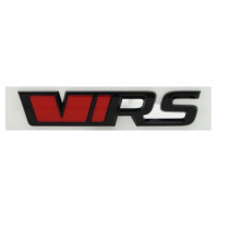 Original Skoda Octavia VRS Emblem Logo Schriftzug hinten schwarz 