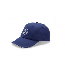 VW Baseballcap Cap Kappe Mütze Ringe Unisex blau VW Logo 