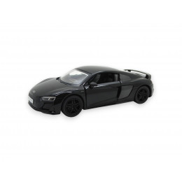 Audi R8 Coupé 1:36 Pullback Spielzeugauto Rückziehauto Kinder schwarz
