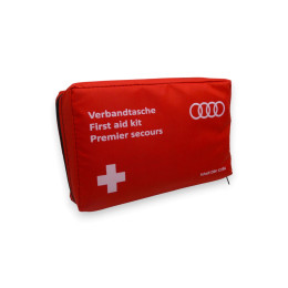 Original Audi KFZ Auto Verbandtasche Verbandkasten DIN 13164:2022 inkl. Masken
