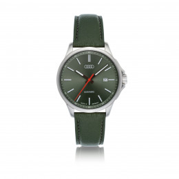 Audi Uhr Armbanduhr Automatikuhr wasserdicht silber graugrün 3102500100