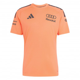 Audi Formel 1 T-Shirt Rundhals Herren orange Mechanics Set Up M, L, XL, XXL