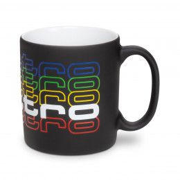 Audi Tasse Becher Kaffeetasse Kaffeebecher quattro pulse schwarz 3292600200
