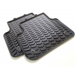  Original Audi Q7 4M Gummimatten Gummifußmatten hinten schwarz 