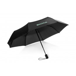 Skoda Regenschirm Taschenschirm Schirm Škoda Aquaprint faltbar schwarz 6U0087602