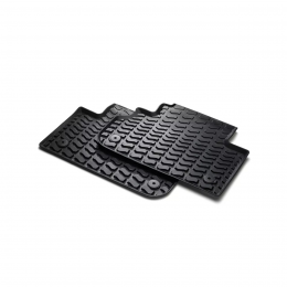 Original Audi Q3 F3 Gummimatten Gummifußmatten hinten schwarz 83A061511  041
