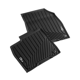 Original Audi Q4 e-tron Gummimatten Gummifußmatten vorne schwarz 89B061501  041