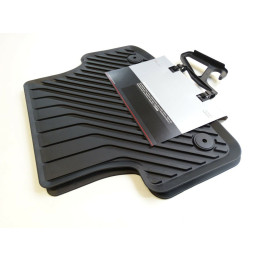 Original Audi A3 8V Sportback Gummimatten Gummifußmatten hinten schwarz 