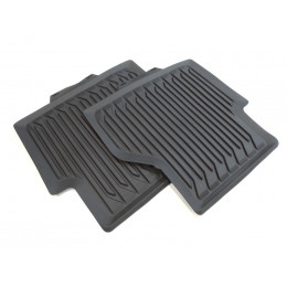 Original Audi A6 A7 4K Gummimatten Gummifußmatten hinten schwarz 