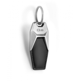 Audi Schlüsselanhänger Leder Motiv Q8 schwarz 3181900618