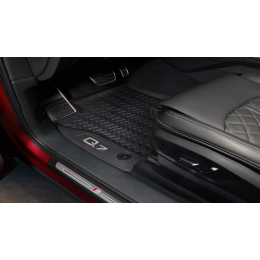  Original Audi Q7 4M Gummimatten Gummifußmatten Fußmatten vorn + hinten schwarz