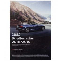 Audi Straßenatlas Reiseatlas Straßenkarte Deutschland Europe 2018 / 2019