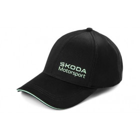 Skoda Motorsport Baseballcap Baseballkappe Cap Kappe Mütze schwarz