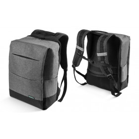 Skoda Rucksack Backpack Laptop Tasche grau meliert schwarz 28L 