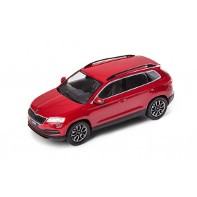 Skoda Karoq Modellauto Miniatur 1:43 Velvet-Rot