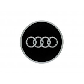 Original Audi Felgendeckel Nabendeckel Nabenkappe schwarz matt 
