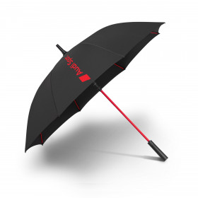 Audi Sport Regenschirm Stockschirm Schirm 120 cm schwarz rot