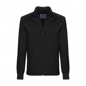 Audi Strickjacke Tec-Jacke Herren Audi Ringe e-tron Schriftzug schwarz