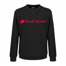 Audi Sport Pullover Sweater Sweatshirt Sweatpullover Pulli Herren schwarz
