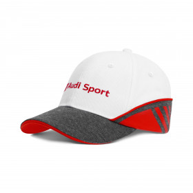 Audi Sport Cap Baseballcap Kappe Mütze Kleinkinder Kinder rot weiß 