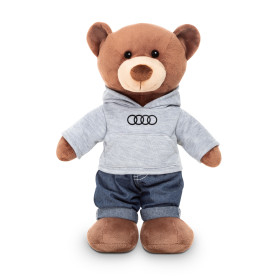 Audi Teddybär Schmusebär Plüschbär Kuschelbär Kinder braun