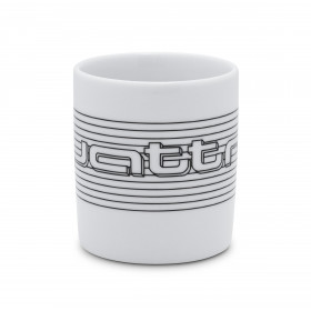 Audi quattro Tasse Becher Kaffeetasse Porzellantasse weiß 350 ml 
