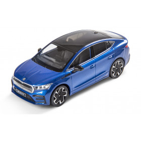 Skoda Enyaq Coupè RS Modellauto Miniatur 1:43 Race Blau Metallic 