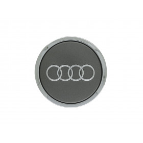 Original Audi Felgendeckel Nabendeckel Nabenkappe grau-metallic 