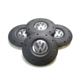 4x Original VW T5 T6 Amarok Radkappe Nabendeckel für Stahlfelge 