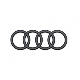Original Audi A5 Q5 Q6 e-tron  Ringe Emblem Schriftzug Logo Heckklappe anthrazit