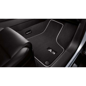 Original Audi A3 8P Textilfußmatten Stoffmatten Velours Premium vorn 